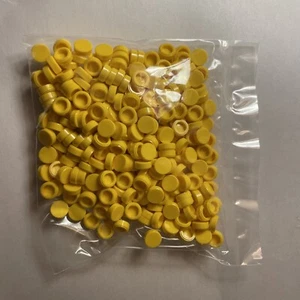 new genuine LEGO 1X1 YELLOW 100 Tiles Round Smooth Dots Art Mosaic - Picture 1 of 1