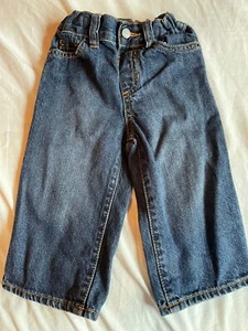 Baby Boys The Children's Place Blue Jeans Size 12/18 Months Very Nice!! - Picture 1 of 4
