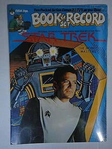 Star Trek The Robot Masters Book & Record PR-46 (Peter Pan 1979) -new mint copy - Picture 1 of 4