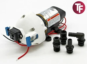 Flojet R3426348A Triplex 1/2" Pressure Controlled Pump - Caravans Motorhome 24v - Picture 1 of 15