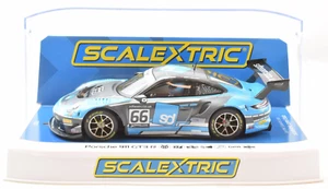 Scalextric "SD" Porsche 911 GT3 R DPR W/ Lights 1/32 Scale Slot Car C4415 - Picture 1 of 3