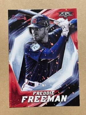 Freddie Freeman~ 2017 Topps Fire #6 Atlanta Braves - Image 1 of 2