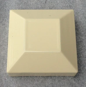 10 x Pool Fence- 50 x 50 Fencing Post Domed / Pyramid Cap Aluminium Primrose - Picture 1 of 2
