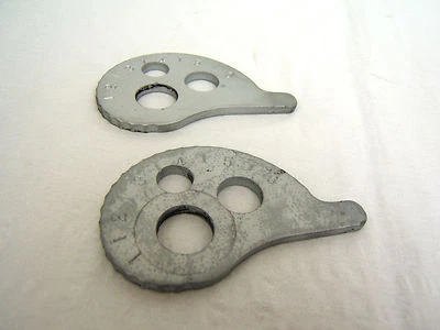 KAWASAKI 1987-2005 KLR250 KLR 250 KL250 DUAL SPORT REAR CHAIN ADJUSTER SET - Image 1 of 2