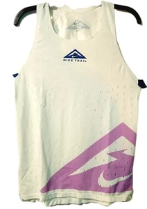 Nike Trail Elite Dri-FIT Running Singlet Made In USA DR5267-100 Men's Size Small - Picture 1 of 5
