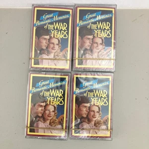 Great Romantic Memories of The War Years Cassettes 1 - 4 Reader's Digest NEW - Foto 1 di 6