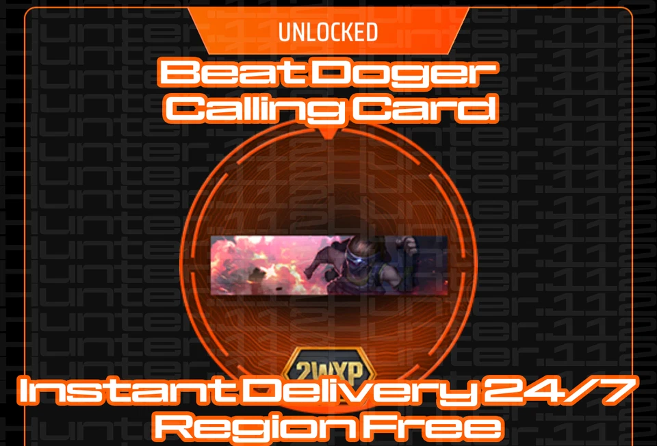 Tarjeta de llamadas Call of Duty Black Ops 7 Müllermilch Muller Milk Beat Doger Foto 1 de 1