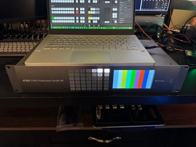 Blackmagic Design ATEM 2 M/E Production Studio 4K 3G/6G SDI HDMI 20x10 Switcher - Image 1 of 4