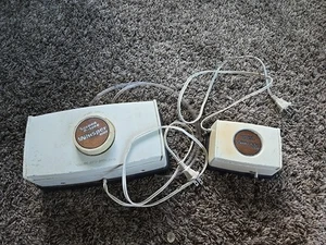 VTG SECOND NATURE WHISPER 1000 & 400 AIR PUMP Aquarium Fish DUAL VALVE Lot Of 2 - Picture 1 of 9