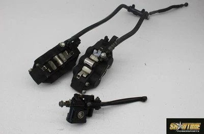 96-03 JUEGO DE PINZAS DE FRENO DELANTERAS DERECHA IZQUIERDA KAWASAKI NINJA ZX7R CON CILINDRO MAESTRO  Foto 1 de 4