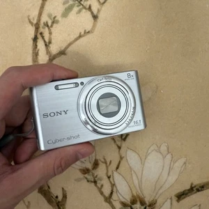 SONY DSC-W730 Digital Camera 16.1 MP 8x Optical Zoom English Language Silver - Picture 1 of 6