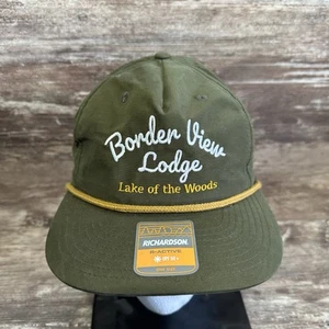 Lake of the Woods Border View Lodge Richardson SnapBack One Size Hat Cap - Picture 1 of 7