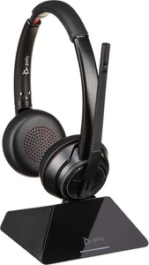 Poly Savi 8220 UC DECT 1920-1930 MHz USB-A Headset US w/ Charge base 77T33AA#ABA - Picture 1 of 2