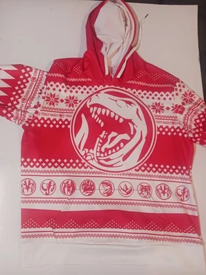 Sudadera con Capucha Power Rangers Navidad Para Hombre XL T-Rex Zord Rexy  Foto 1 de 4