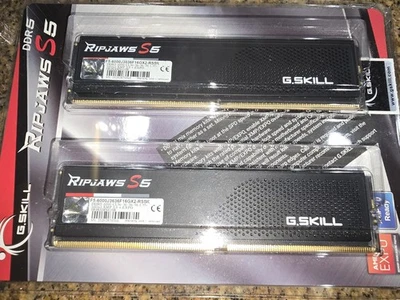 G.SKILL Ripjaws S5 32GB (2 x 16GB) 6000 MT/s DDR5 (INTEL XMP + AMD EXPO) *CL36* - Image 1 of 3