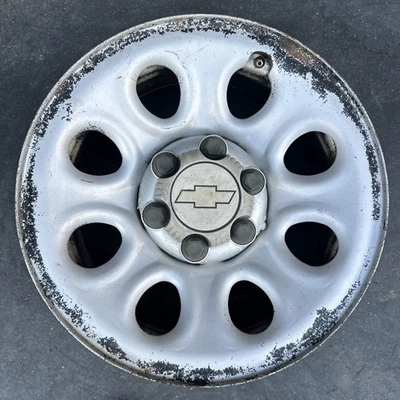 Chevrolet Silverado 1500 2005-2013 17" rueda de acero plateado centro fábrica E3 Foto 1 de 4