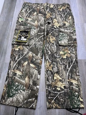 Pantalones de caza de carga Realtree Edge para hombre talla 2XL camuflados pierna atada al aire libre nuevos sin etiquetas Foto 1 de 4
