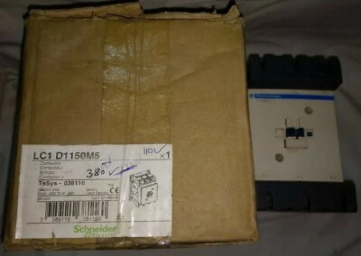 Schneider Electric LC1D1156M5  3 pole contactor - image 1 of 4