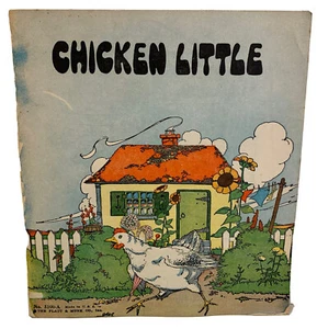 Libro de Colección Chicken Little Soft Cover Platt & Munk Co Nº 3100-A 1932 Classic Story - Imagen 1 de 6