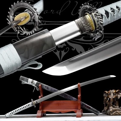 Handmade Katana/Carbon Steel/Japanese/Real Samurai Sword/Full Tang/Collectible - Image 1 of 4