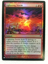 MTG 1x FOIL Lightning Storm Mystery Booster Modern Magic the Gathering x1 NM