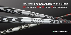 NIPPON SHAFT N.S.PRO MODUS3 HYBRID Shaft Graphite on Steel Technology Uncut  - Picture 1 of 7