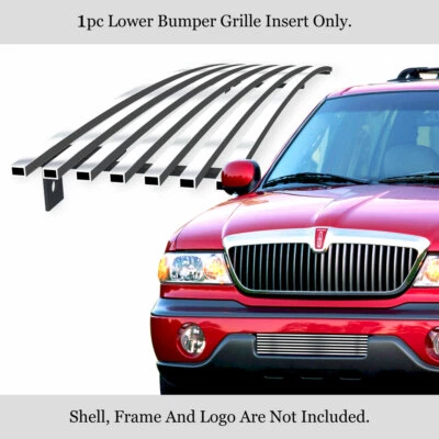 Se adapta a Lincoln Navigator 1998-2002 parachoques inferior Chorme Billet parrilla inserto Foto 1 de 4