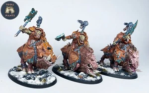 Warhammer Age of Sigmar AoS - Orruk Orc - 3 Gore-Gruntas Unit - Picture 1 of 8