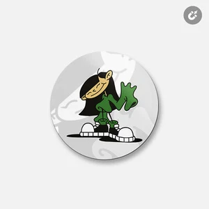Kids Next Door Cartoon Kuki Sanban | 4'' X 4'' Round Decorative Magnet - Picture 1 of 2