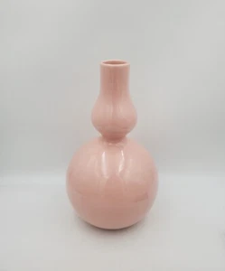 Royal Haeger Pink Double Gourd Vase 4305 Ceramic Pottery 430513 Mcm - Picture 1 of 7