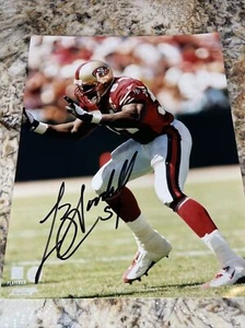 Foto firmada automática autografiada por Lee Woodall de los 49ers de San Francisco 8X10 - Imagen 1 de 3