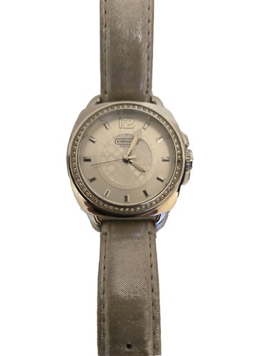 Orologio Coach Boyfriend Donna Lunetta Cristallo con Cinturino in Pelle