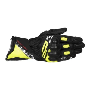 Guantes Alpinestars SP-3 Moto Negro Amarillo Fluo Blanco - Imagen 1 de 4