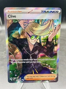 Pokemon Clive 227/091 Paldean Fates Ultra Rare Full Art Holo NM - Picture 1 of 2