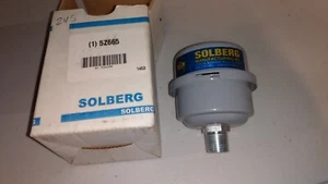 Silenciador de filtro SOLBERG 5z665, entrada MNPT 1/2", 12 cfm 5Z665 - Imagen 1 de 5