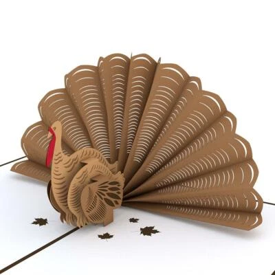Lovepop Beautiful Thanksgiving Turkey Pop Up Card - Image 1 of 3
