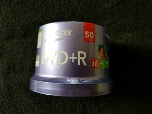 Memorex DVD+R 16x 4.7gb 120 Minutes Video 50 Pack - Picture 1 of 5