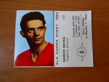 1966 CUP RIMET figure ed. VERBANIA-HUNGARY-SANDOR MATRII n.139