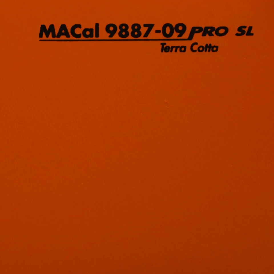 MACTAC 1 m (15,95 € /m) Plotterfolie terra cotta glänzend Selbstklebefolie 61,5 cm