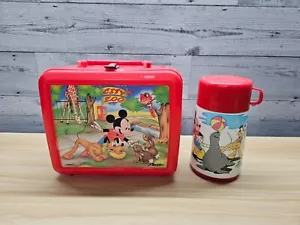 LONCHERA ALADDIN - DISNEY MICKEY MOUSE Y PLUTO CITY ZOO - CON TERMO - Imagen 1 de 13
