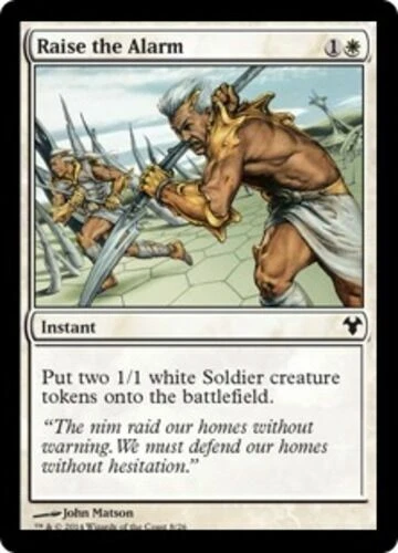 MTG x4 Raise the Alarm Modern Event Deck 2014 Common NM/M SKU#264 - Image 1 of 1