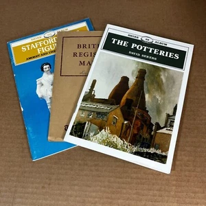 Konvolut 3 antike Nachschlagewerke Keramik Staffordshire britische Marken - Bild 1 von 11