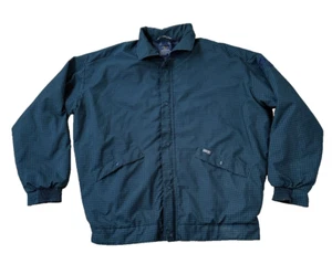 SUNDERLAND OF SCOTLAND Waterproof Gore Tex Golf Jacket-Blue / Green-Large-VGC - Picture 1 of 9