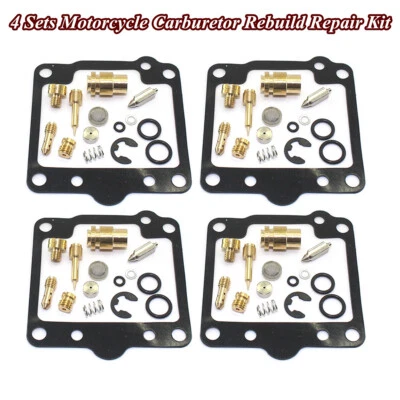 Kit de reparación de reconstrucción de carburador de 4 juegos para Suzuki GS750E GS750L 80-82 GS750T 82 83 Foto 1 de 4