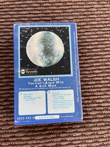Joe Walsh YOU CAN’T ARGUE WITH A SICK MIND Rare Vintage 1976 Music Cassette - Picture 1 of 8
