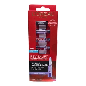 Loreal Revitalift Derm Intensive 1.9% Hyaluronic Acid (7 Replumping Ampoules) - Picture 1 of 3