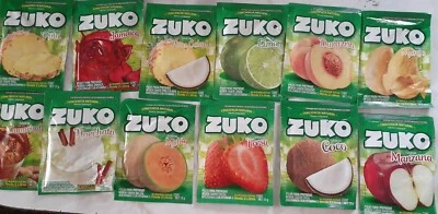 ZUKO Sabores Sem Necessidade de Açúcar Faz 2 Litros de Bebida Mix 12 Bolsas Diferentes - Imagem 1 de 4
