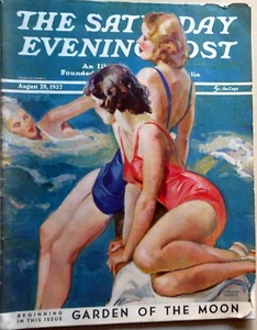 SATURDAY EVENING POST Magazine - August 28, 1937 - Vintage - Picture 1 of 3