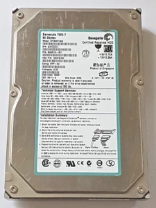 80 GB SATA Seagate barracuda 7200.7 ST380013AS 8MB 3.5 " Certified Repaired HDD - Picture 1 of 1