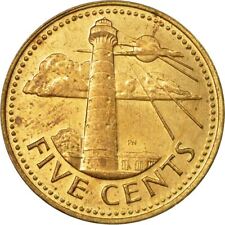Barbados 5 Cents Coin | South Point Lighthouse | 1973 - 2007